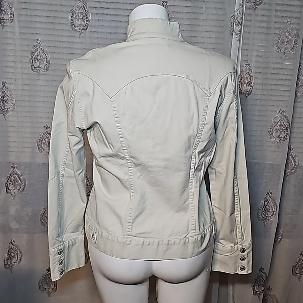 GAP Vintage Beige Jacket Woman's Size XL - Picture 8 of 12